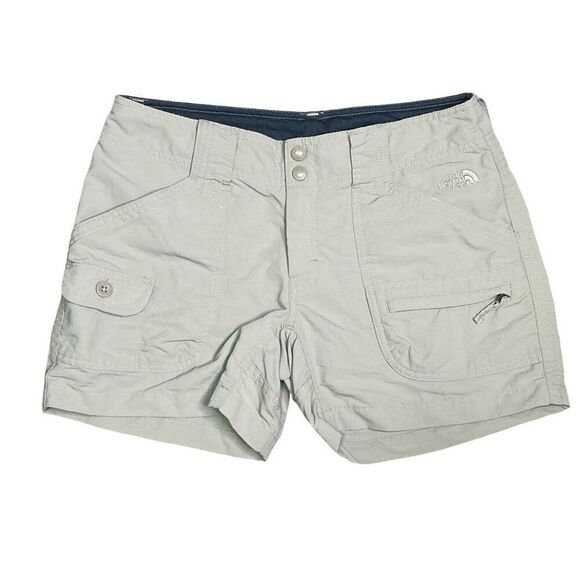 The North Face Womens Tan Hiking Shorts Size 6 - Picture 1 of 7